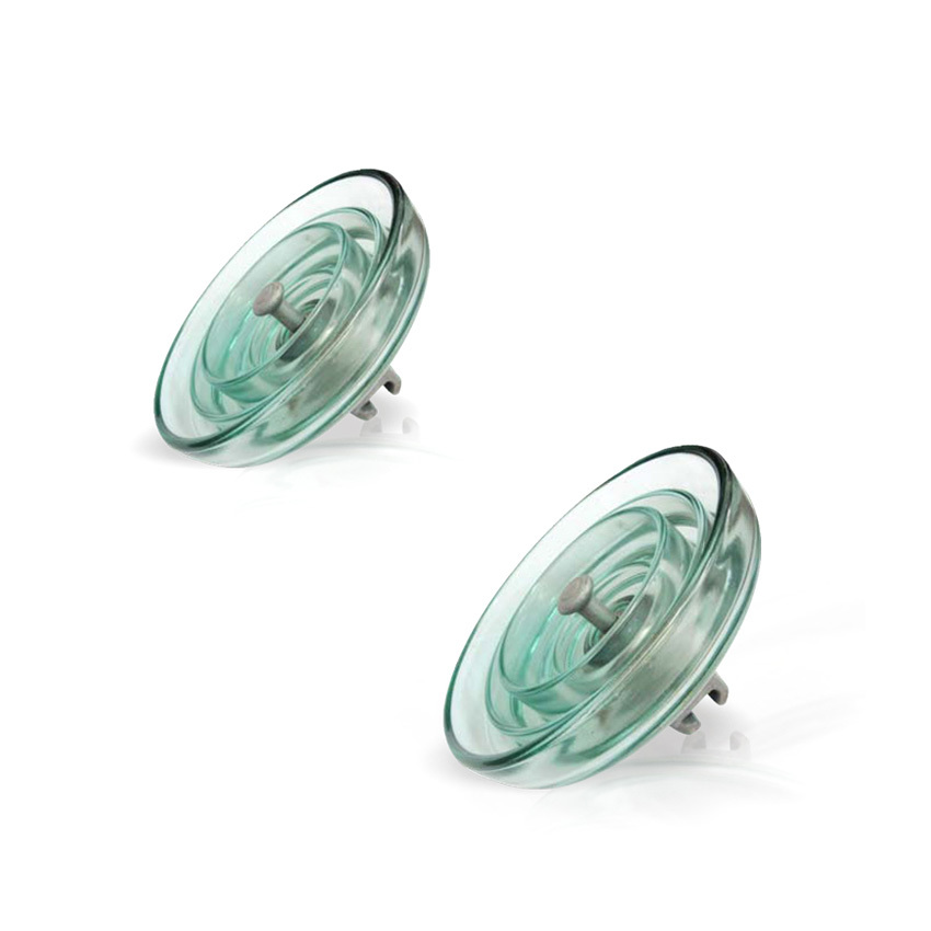 Stain-resistant disc-type suspension toughened glass insulator