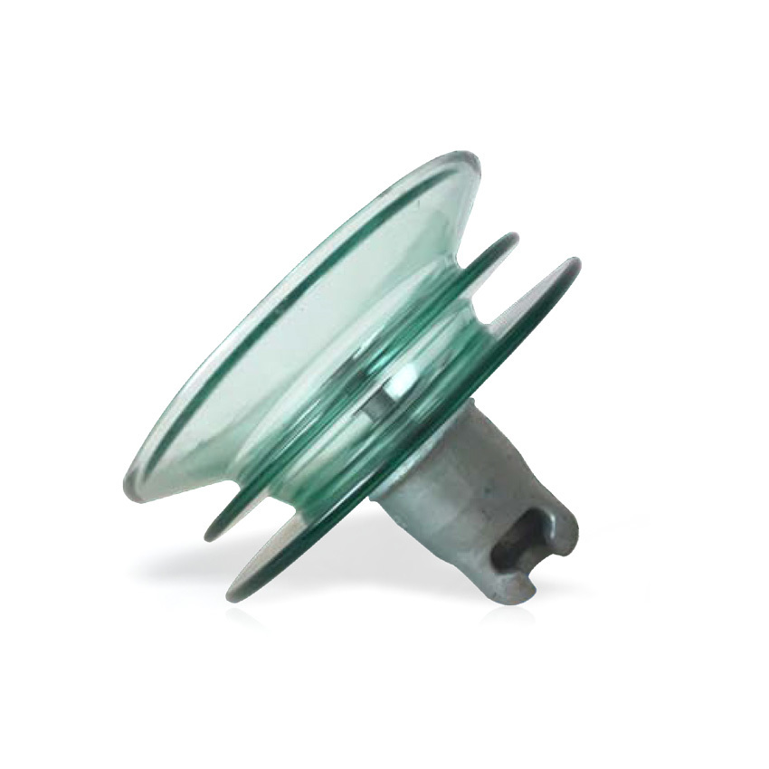 Three-spring type disc suspension toughened glass insulator